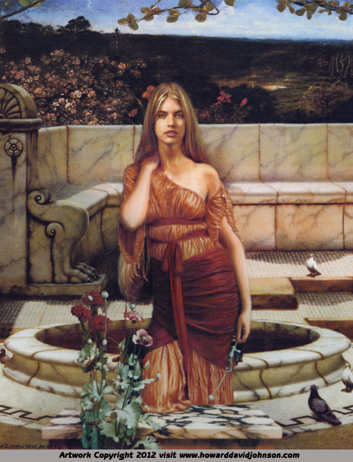 greek myth fantasy art paintings of legend aphrodite