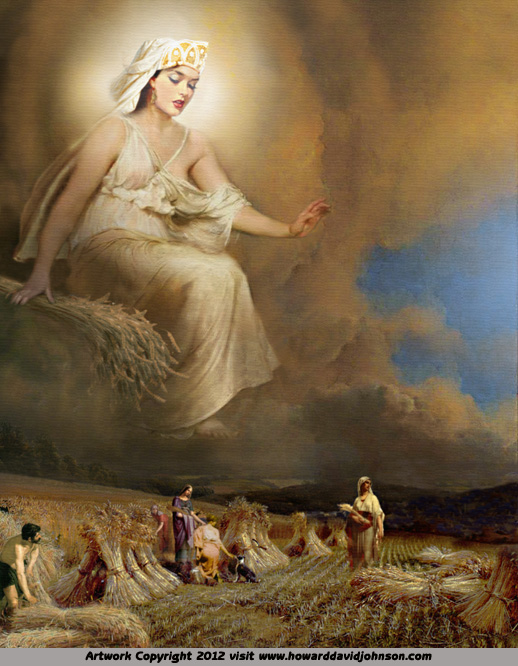 goddess art painting of greek myth