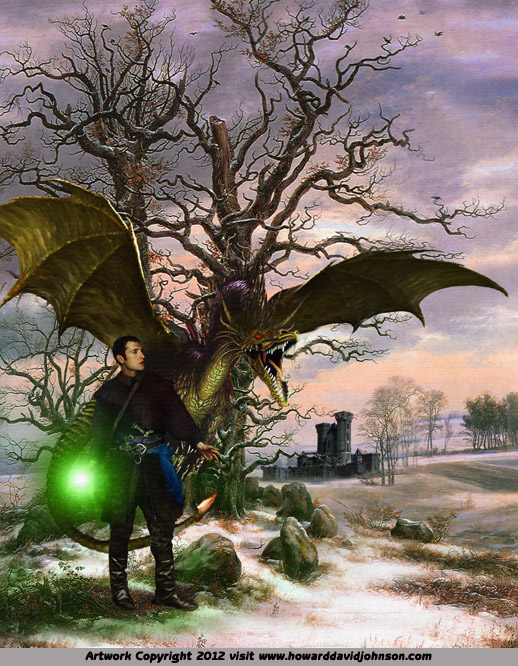fantasy art paintings of dragons 